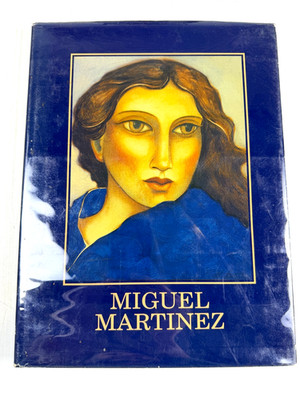 Miguel Martinez SIGNED Adagio Galleries Large Format Art Book with Waterspots