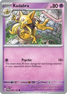 Kadabra 081/167 Twilight Masquerade Common