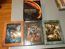 LORD OF THE RINGS THE HOBBIT EXTENDED EDITION TRILOGY'S BLU-RAY SETS