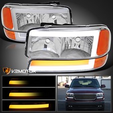 Fits 1999-2006 Gmc Sierra 1500 Yukon Led Tube Headlightsbumper Sequential Lamps Fits 1999-2006 Gmc Sierra 1500 Yukon Led Tube Headlightsbumper Sequential Lamps