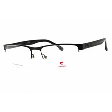 Carrera Men's Eyeglasses Matte Black Rectangular Half Rim Frame 8888 0003 00