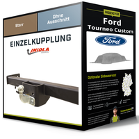 Starre AnhäNgerkupplung für Ford Tourneo Custom 16- V362 / F3 Imiola Hak-Pol NEU