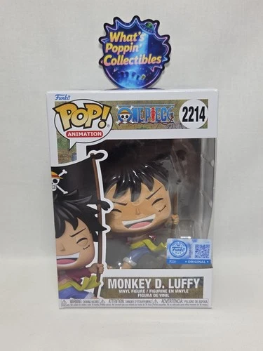 Funko Pop! Vinyl: One Piece - Monkey D. Luffy Exclusive #2214 Ships W/ Protector
