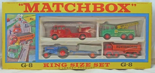 Lesney Matchbox King Size G-8 Gift Set with Window Type Box