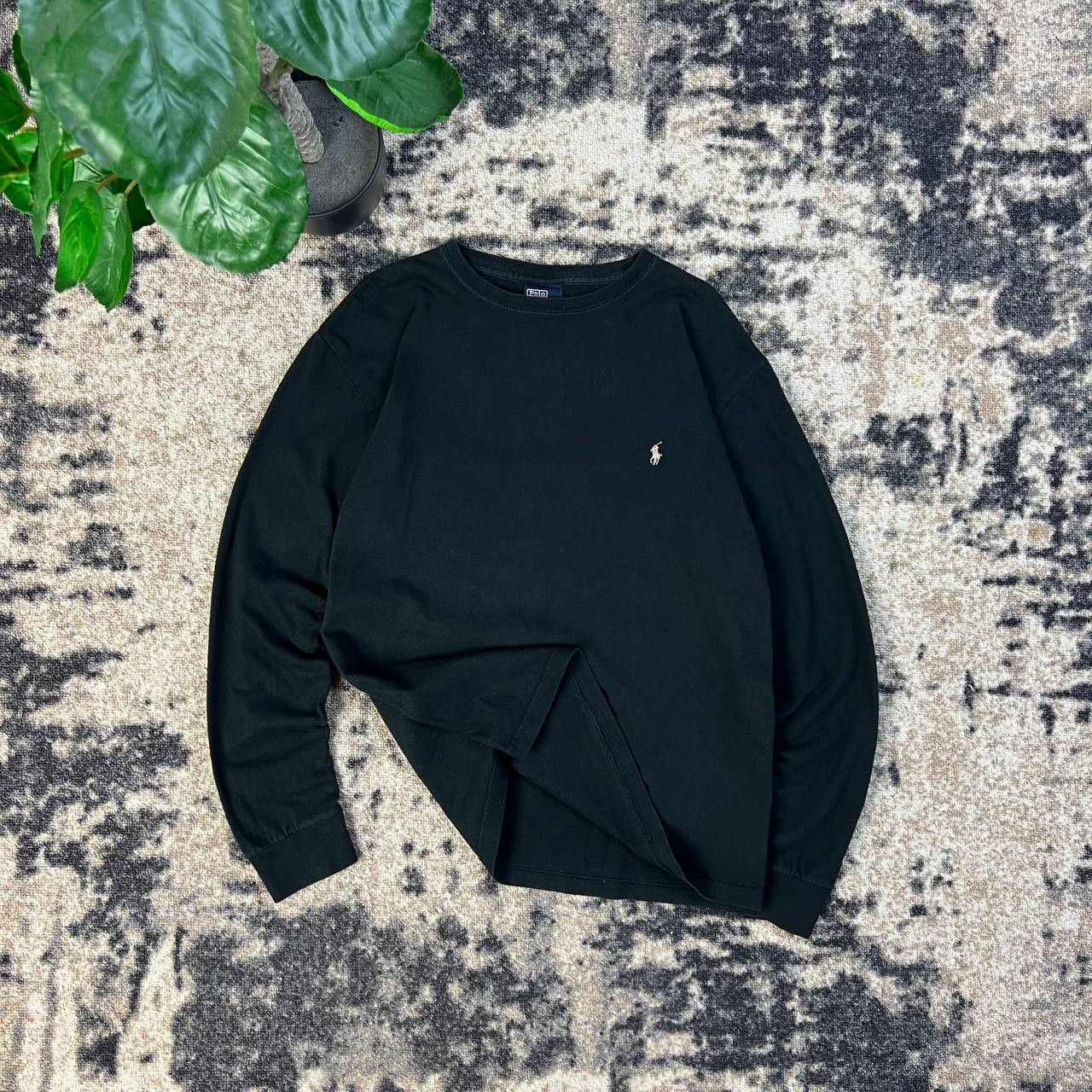 Polo Ralph Lauren Vintage Y2K Longsleeve Black Size S