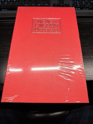 JSSMST Diversion Red Dictionary Book Safe with Combination Lock Storage NEW!