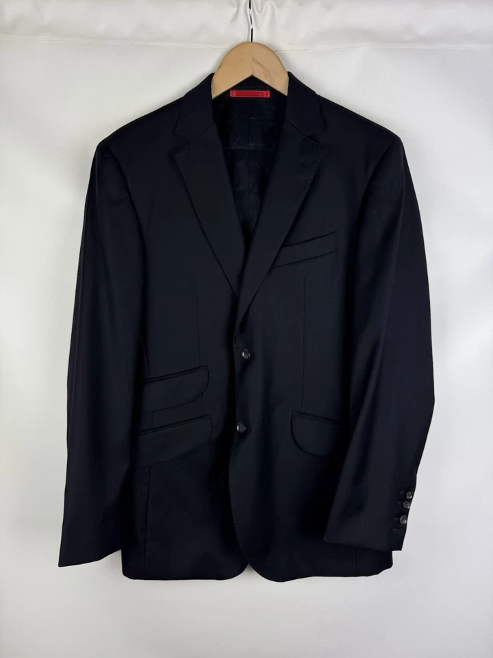 Hackett Ing Loro Piana Hombre Lana 2 Piezas Traje Blazer Chaqueta Pantalones EE. UU. 40 / UE 50 Foto 3 de 4