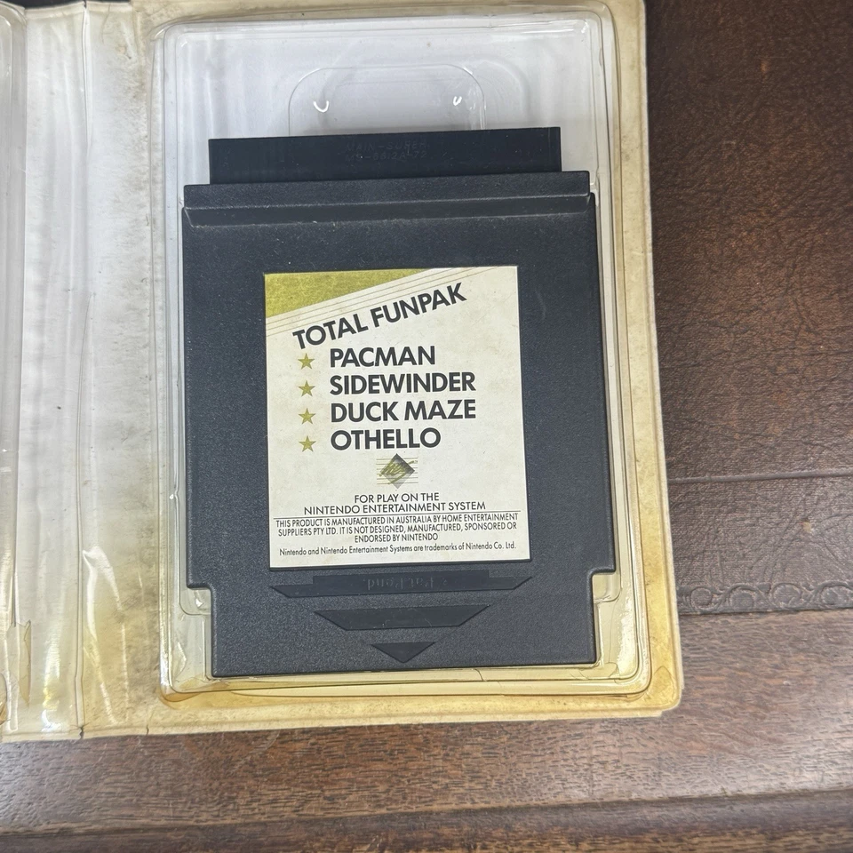 Vintage H.E.S Game Console Drive Cassette Video Game Untested PAC Man Side Winde - Image 2 of 4