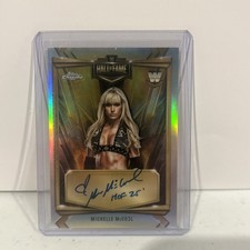 2026 Topps Chrome WWE Michelle McCool Hall Of Fame Refractor Inscribed Auto