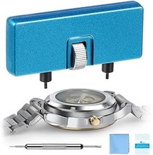 Adjustable Rectangle Watch Back Case Cover Opener Remover Wrench Repair Kit Tool