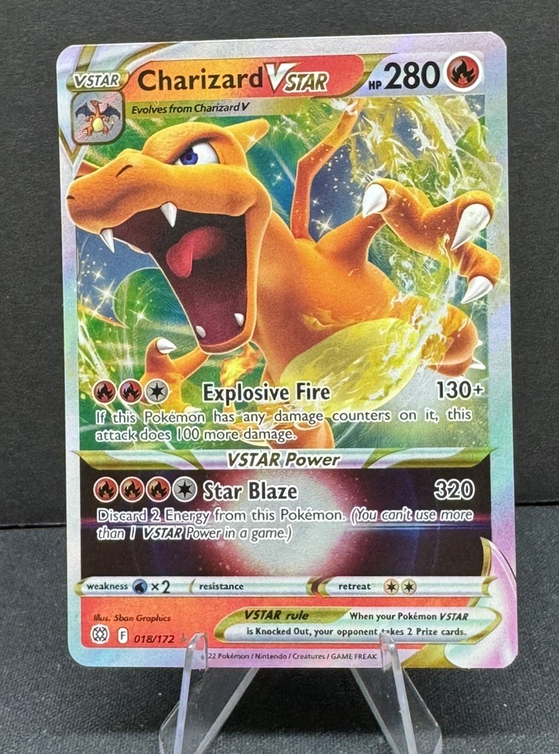 Charizard VSTAR Ultra Rare SWSH09: Brilliant Stars 018/172 NM