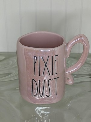 Disney Tinkerbell rae dunn pixie dust coffee mug new no tags Iridescent pink