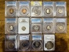 An Assortment of Slabbed U.S. Coins - OVER $400 in Value ! ! - 14 Total Slabs 