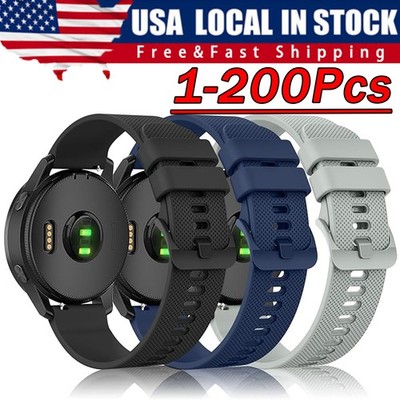 18/20mm Samsung Silicone Watch Band Divers Replacement Strap Quick Release Lot