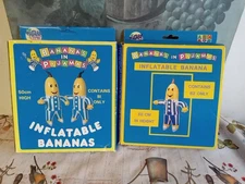 Vintage 1994 Bananas in Pajamas Inflatables NOS RARE B1 B2 50CM New ABC Toy Co