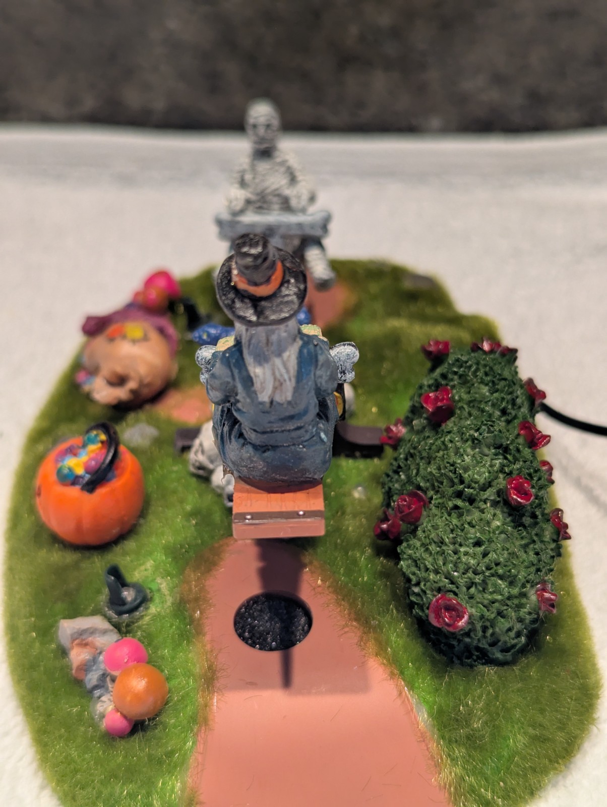 Lemax Spooky Town See-Saw Sensation 14322 Table Accent Halloween Village READ