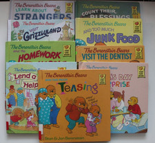 Berenstain Bears Lot of 9 Books Various Titles Hardcover Paperback