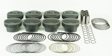 Mahle 930208825 23-deg Dome Piston Set For Small Block Chevy
