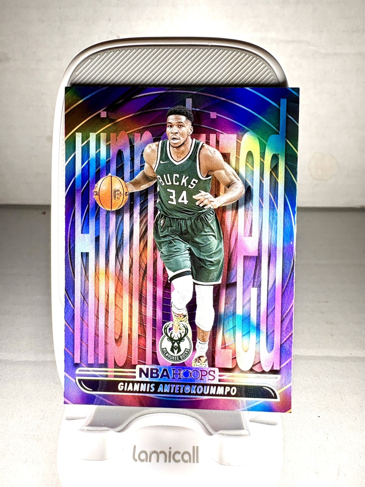 2021-22 Panini NBA Hoops #1 Giannis Antetokounmpo HIPnotized Milwaukee Bucks🔥🔥