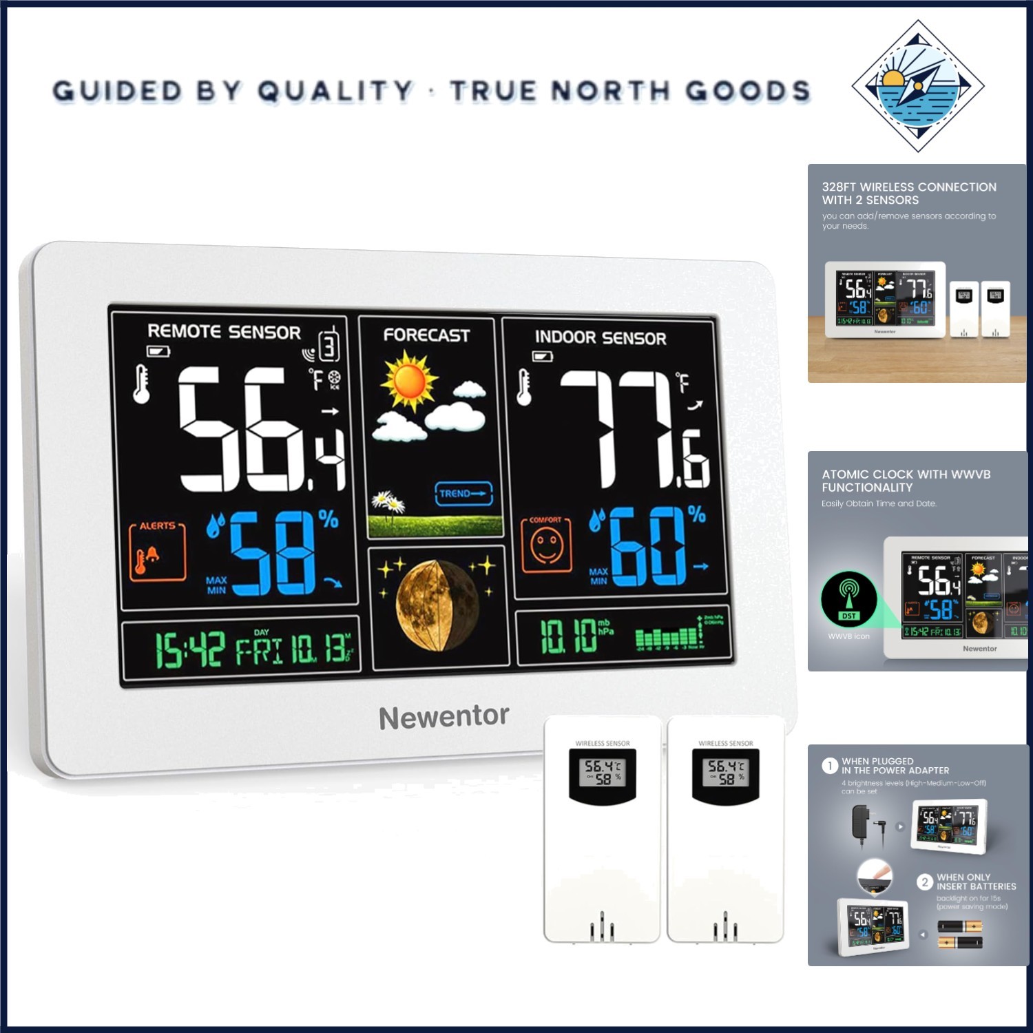 With Color Display, Alarm, And Wireless Connectivity