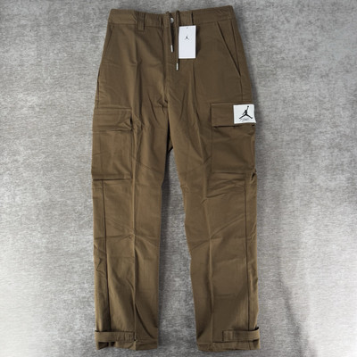 Nike Air Jordan Essential Utility Cargo Pants Olive Brown Men s M DQ7342-385 NWT