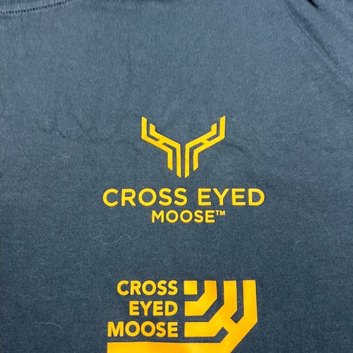 Cross Eyed Moose Shirt Mens 2XL Black Athletic Moisture Wicking Outdoors - Picture 8 of 13