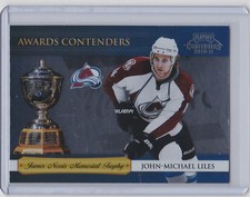 2010-11 PLAYOFF CONTENDERS JOHN MICHAEL LILES PANINI AWARDS #9 AVALANCHE