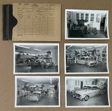 1950s Vintage Bw Ford Cars Automobilia Car Show Press Photos Negatives Coa