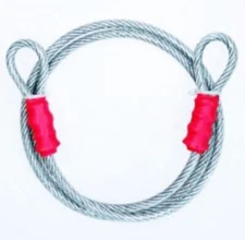 6ft Cable Bike Lock  3/16", 4.76mm 7x19 GALVANIZED STEEL SECURITY  VINYL COATED