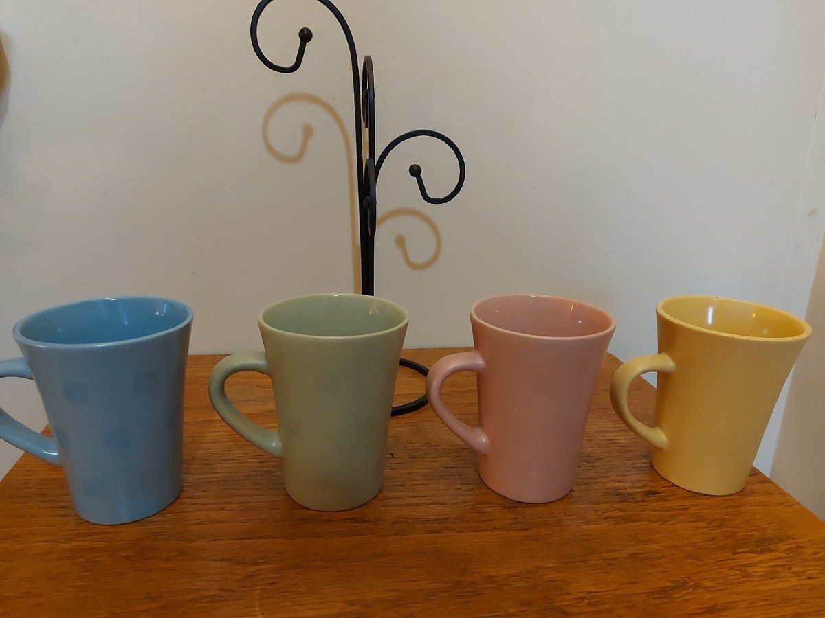 4 Cup Mug Tree Including 4 Mugs | eBay