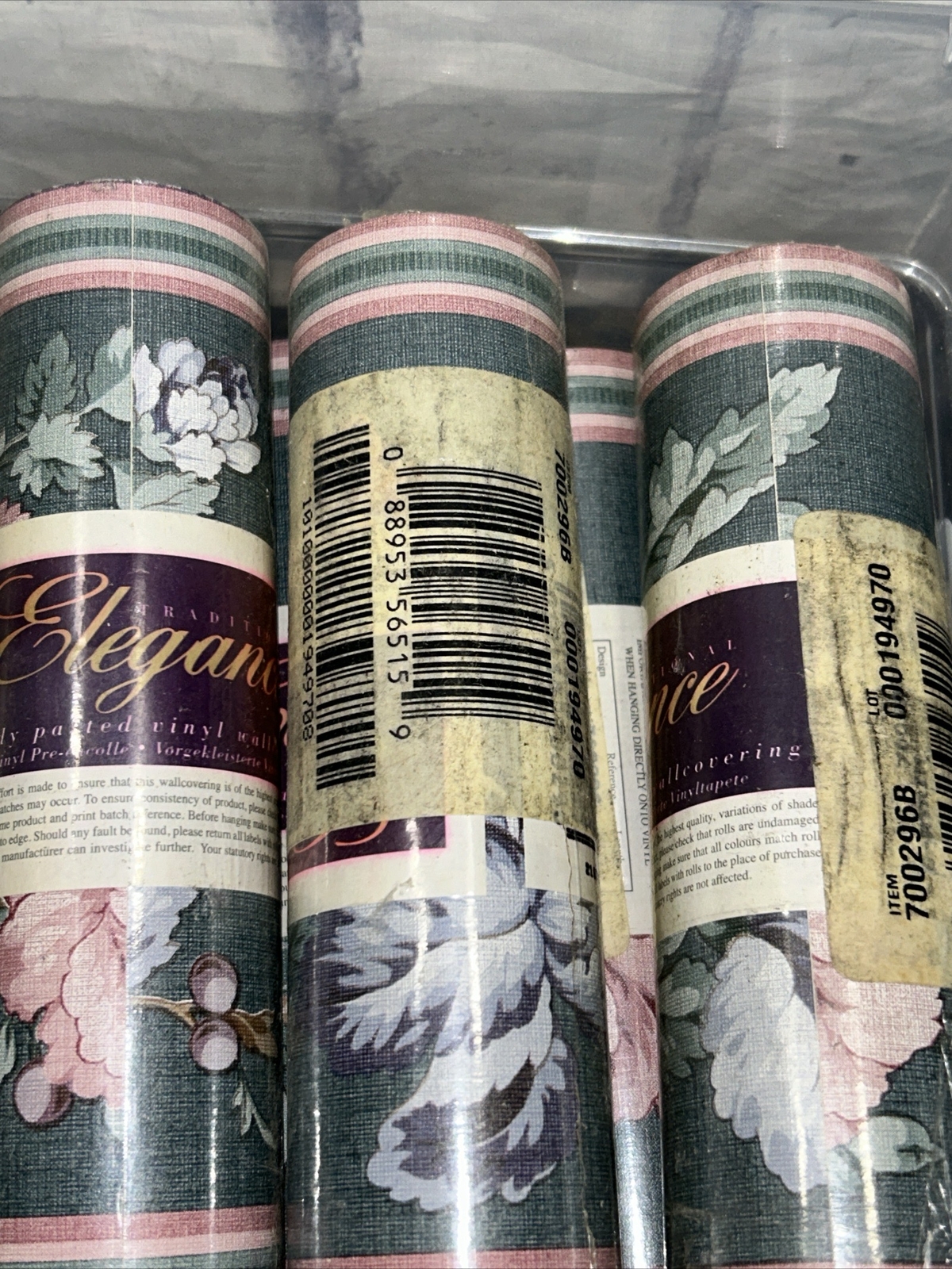 10 Rolls, Victorian Jacobean Floral On Dark Green Wallpaper Border eBay