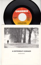 GEORGE MICHAEL (WHAM!) - A DIFFERENT CORNER - ORIGINAL 45 WPS- GREAT SHAPE