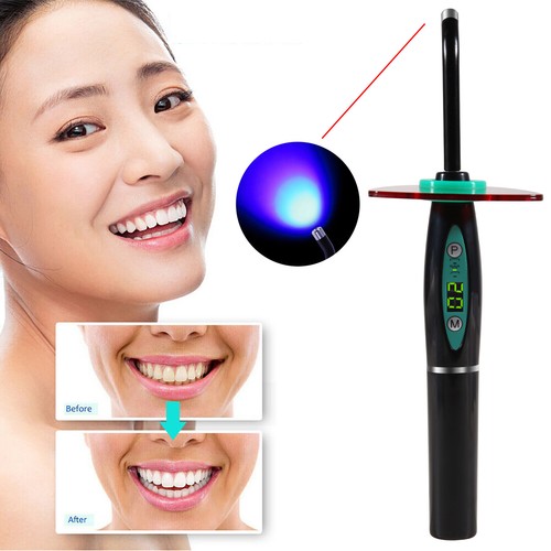 Lámpara de luz de curado LED inalámbrica dental 2000mw 5W herramienta resina cura EE. UU. - Imagen 11 de 12