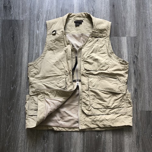 Royal Robbins Vest Mens Large Supplex Nylon Fishing Photography Field Utility - Picture 10 of 10