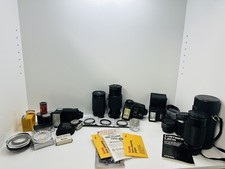 Vintage Camera Lenses Flashes Accessories Some For Parts or Repair