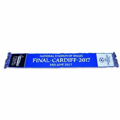 Echarpe Supporter Final Cardif 2017 UEFA Juventus Real Madrid Champions League - Photo 1/4