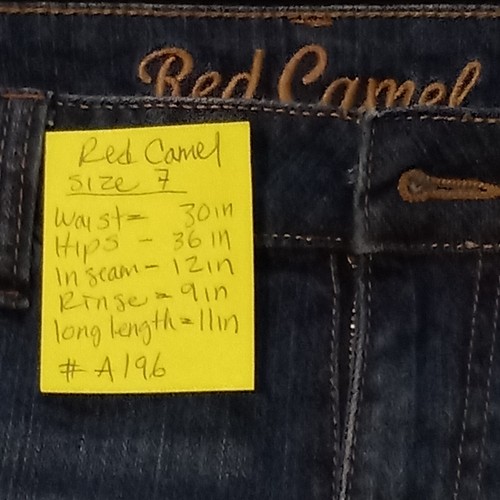Red Camel Demin woman Shorts- size 7 - Picture 5 of 12