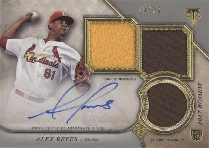2017 Topps Triple Threads - Rookies and Future Phenoms Autographs Alex ...