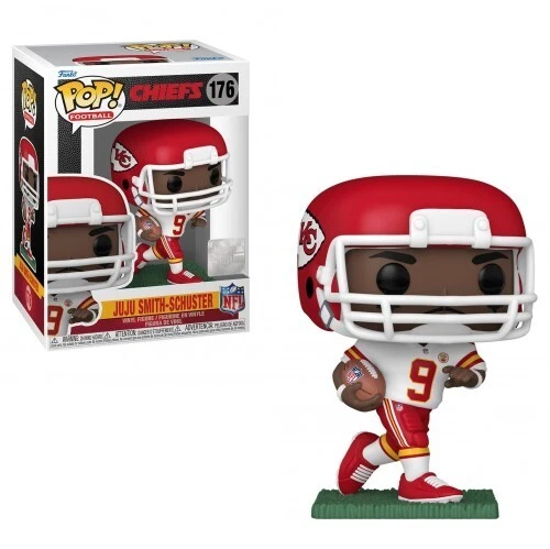 Funko Pop! Football #176 NFL Chiefs JuJu Smith-Schuster (Away) w/Protector