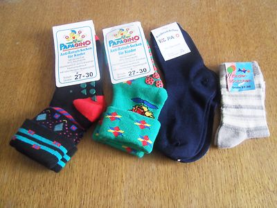 5 tlg Paket  ABS Socken  NEU Gr. 27-30 5-6  Anti-Rutsch Kinder Jungen