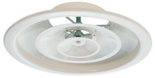 DIFFUSORE CIRCOLARE A CONI REGOLABILI EDRA BIANCO condizionamento RAL 9010