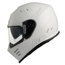 Simpson Venom Casco viso intero moto/moto bianco lucido 