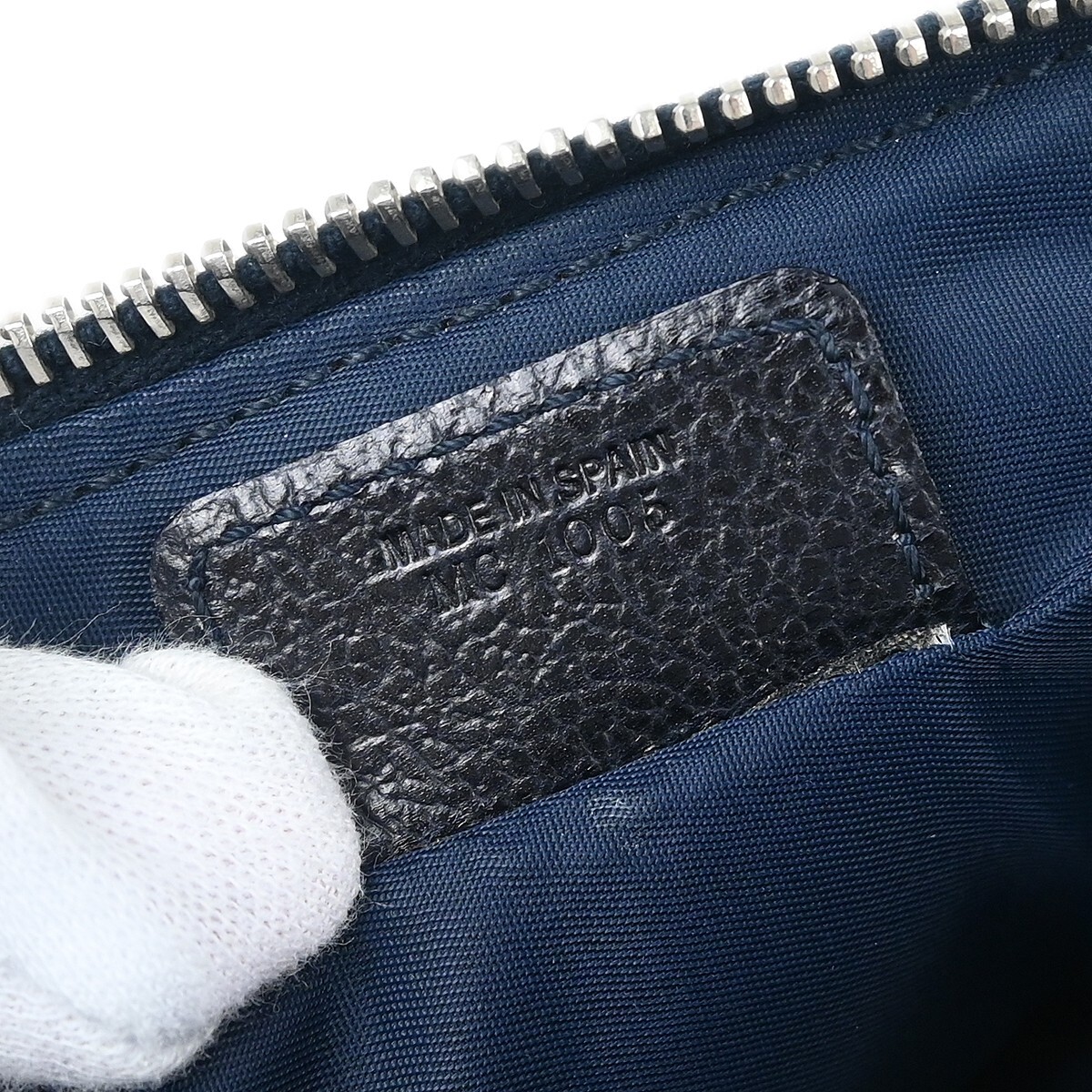 Christian Dior Navy Denim Trotter Saddle Handbag MC1005