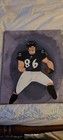 Todd Heap Baltimore Ravens Auto 16 x 20 Painting Arizona State Canvas Art — photo 1