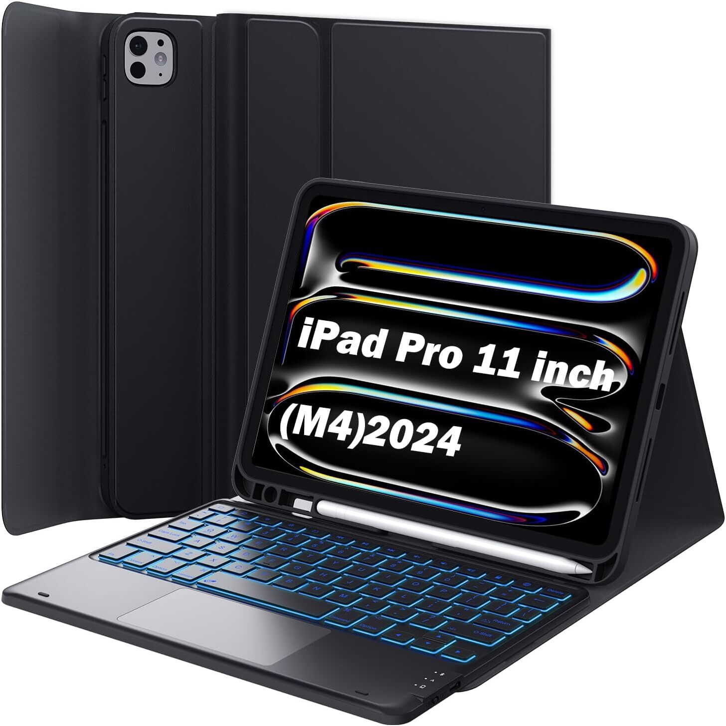 GreenLaw iPad Pro 11 Inch Case for 2024 M4 Model in Black