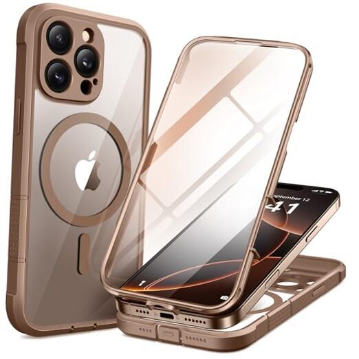 Magnetic for iPhone 16 Pro Max Case, Compatible with MagSafe, Desert Brown