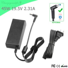 For HP 741727-001 Laptop 45W 19.5V 2.31A AC Adapter Charger Power Supply BlueTip