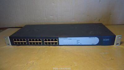 3Com 3C16471B Baseline 2024 24-Port 10/100 Unmanaged Ethernet Switch AUTO MDIX 
