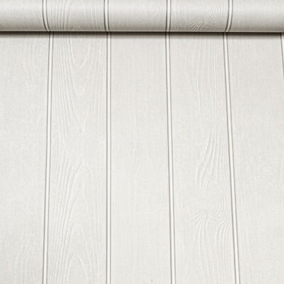 Grau Panel Tapete Perlen Holz 3D Realistisch Rustikal Effekt Feature Wand Schlafzimmer
