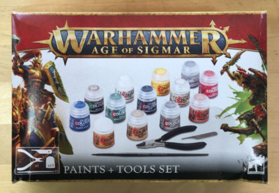 Warhammer Age of Sigmar: Paints + Tools Set (2024) - New  80-17